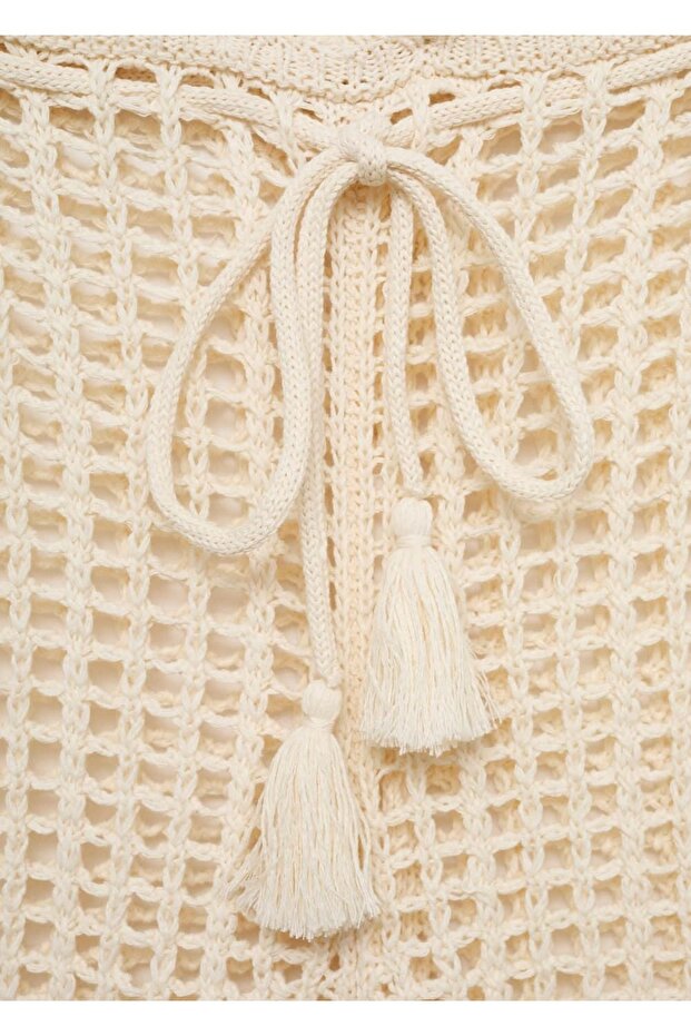 Delikli Örgü Pantolon - 7