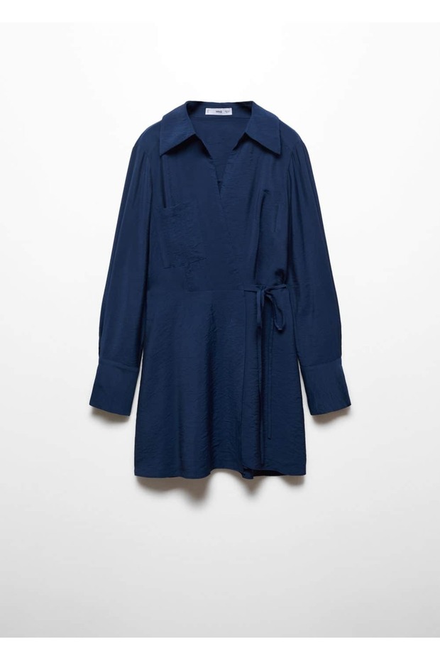 Fiyonklu anvelop elbise - 3