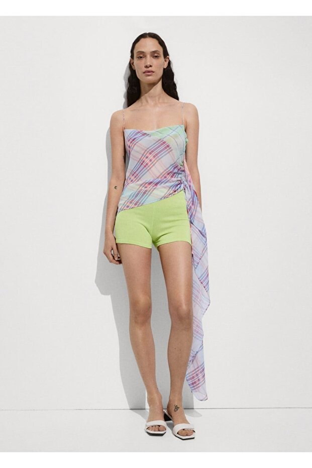 Asymmetrische Rüschenbluse - 2