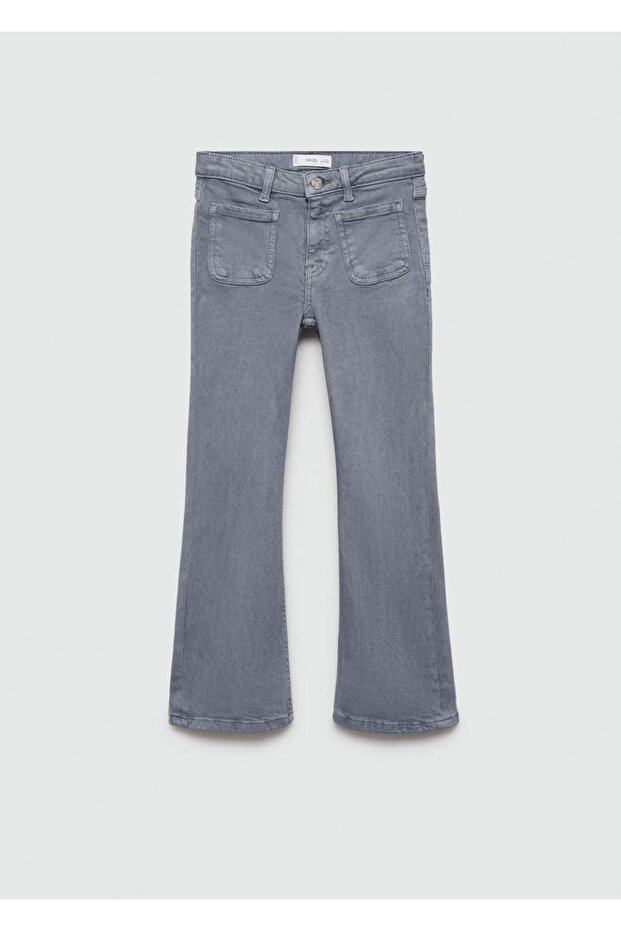 İspanyol Paça Cepli Jean Pantolon - 3