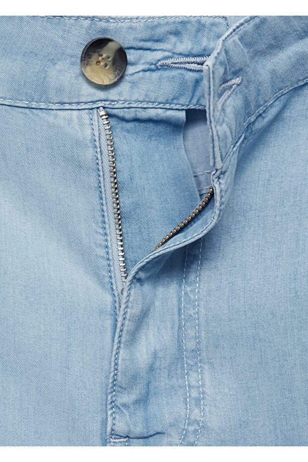 Wideleg lyocell pantolon - 5