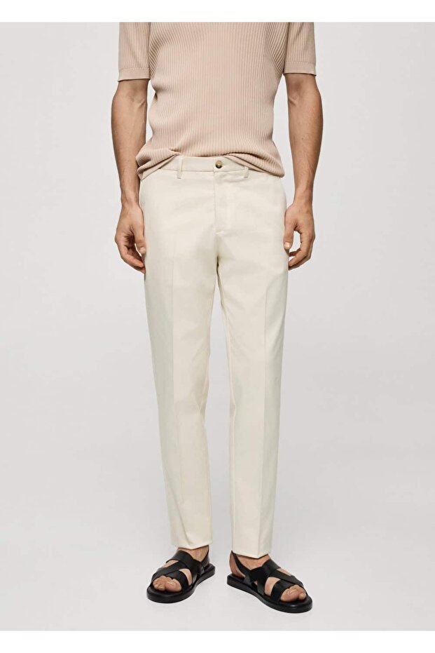 Dar kesim chino pantolon - 1