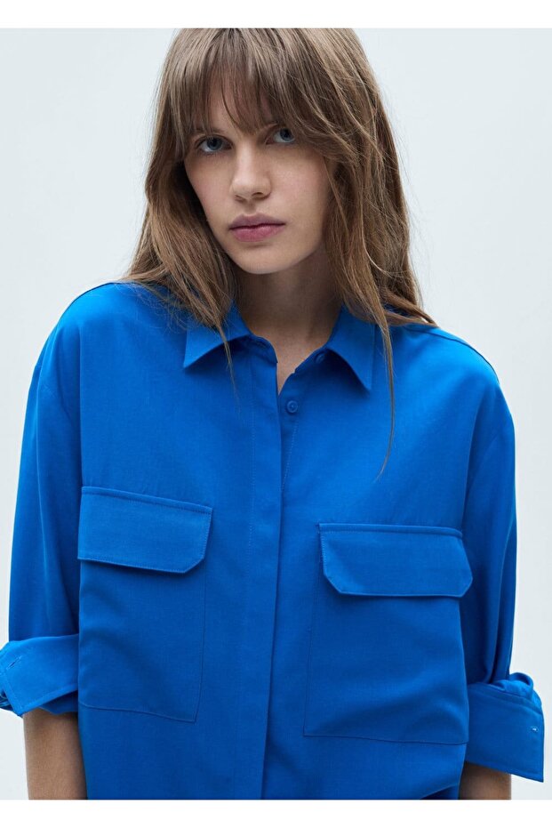 Cepli Lyocell gömlek - 7