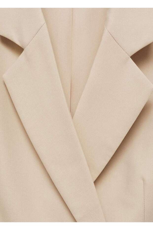 Düğmeli uzun yelek - 8