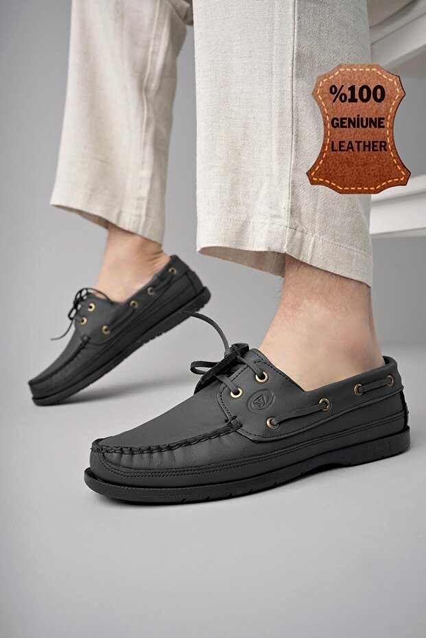 Sidro Guaranteed Genuine Leather Men's Daily Classic Casual Shoes