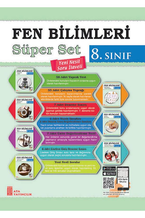 8. Sınıf Fen Bilimleri Süper Set - 1
