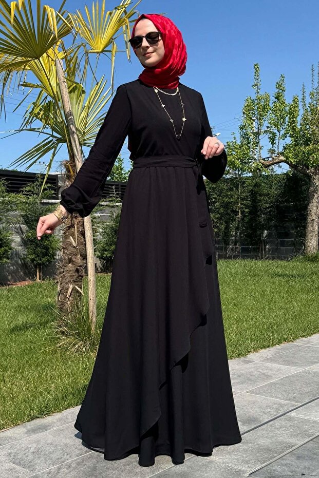 Dilek Siyah Elbise - 8