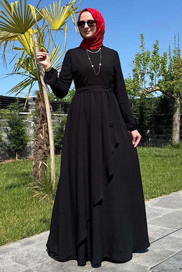 Dilek Siyah Elbise - 7
