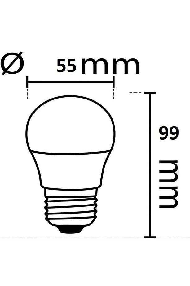 4,9w Led Value Beyaz Işık E-27 Mini Led Ampul 5 Adet - 5