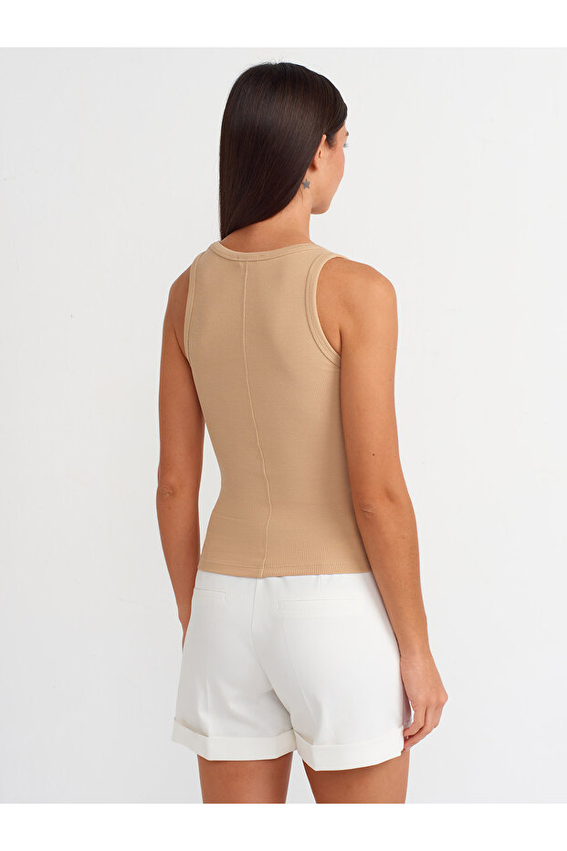 20829 Askılı Top-Bej - 2
