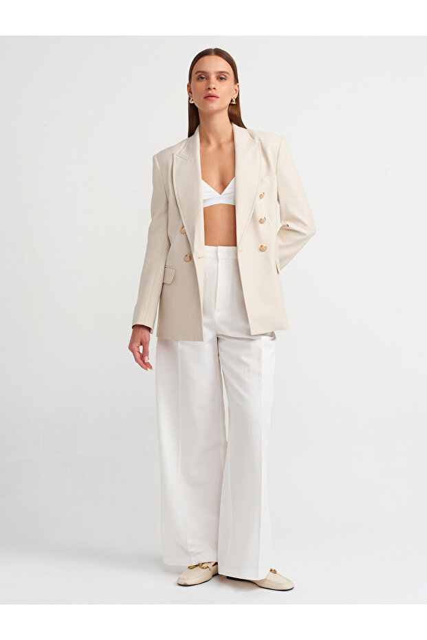 60734 سترة بيج مزدوجة الصدر مصممة خصيصًا - 4