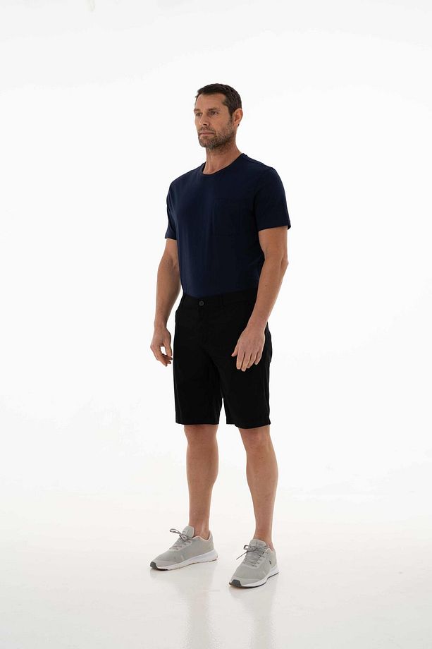 Erkek Siyah Regular Fit Şort Y25505278501 - 4