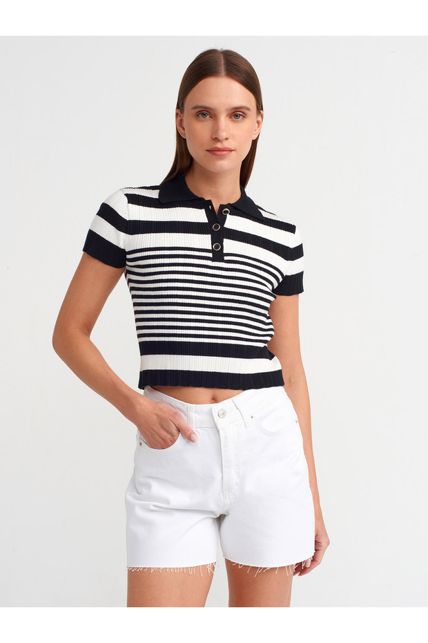 71503 Denim Şort-beyaz - 4