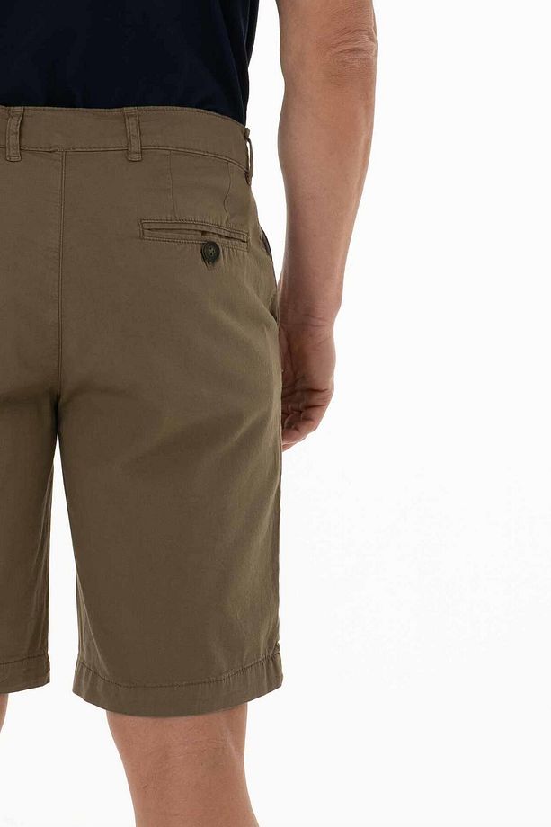 Erkek Haki Regular Fit Şort Y25505278501 - 3
