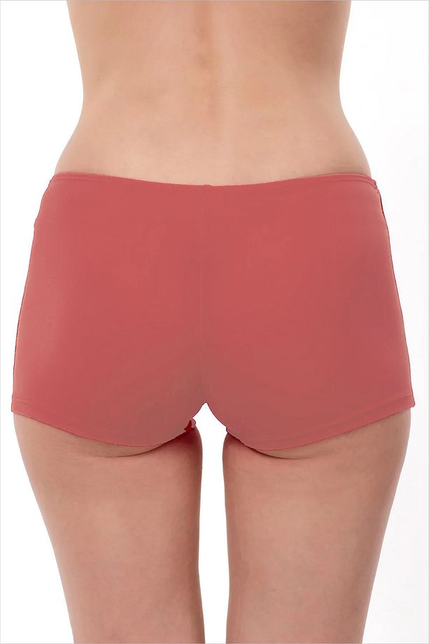 Gül kurusu mini tayt & Havuz ve deniz şortu & Bikini altı - 2
