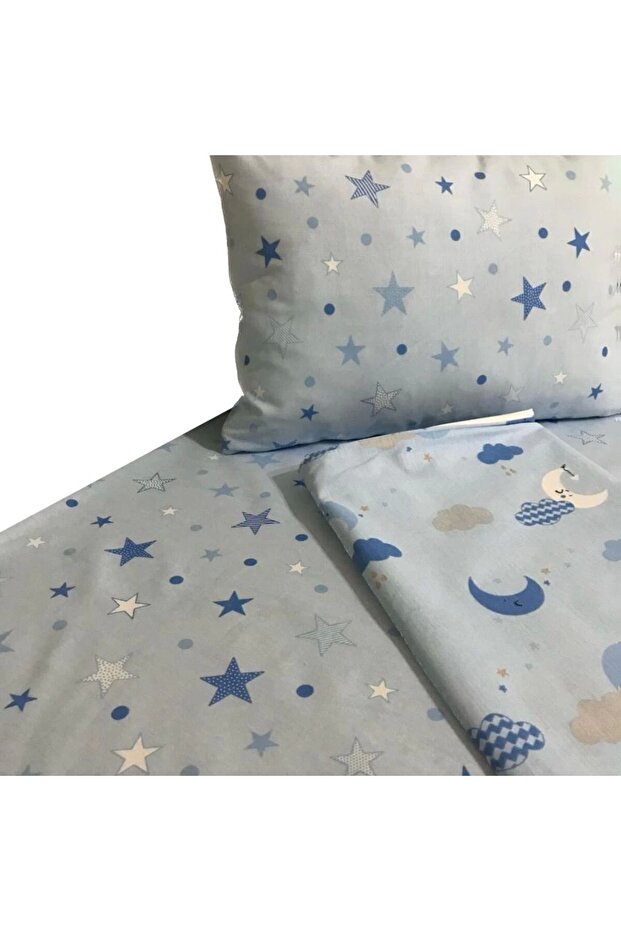 Y YAĞIZ HOME COLLECTION Fermuarlı Bebek Nevresim Takımı