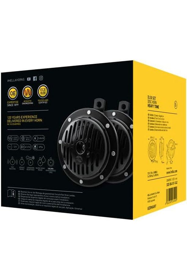 DL50 Süperton Korna İkili Set 12V 310-380 Hz 114 dB - 5