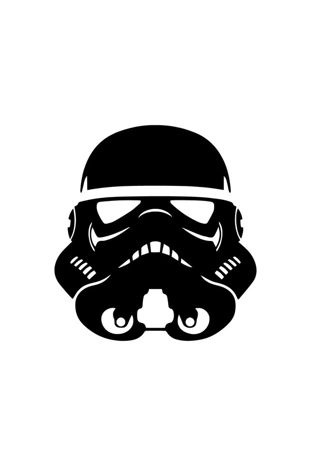 Helmeted Star Warrior Auto Domestic Production A+Quality Black 30 X 33 cm Durable