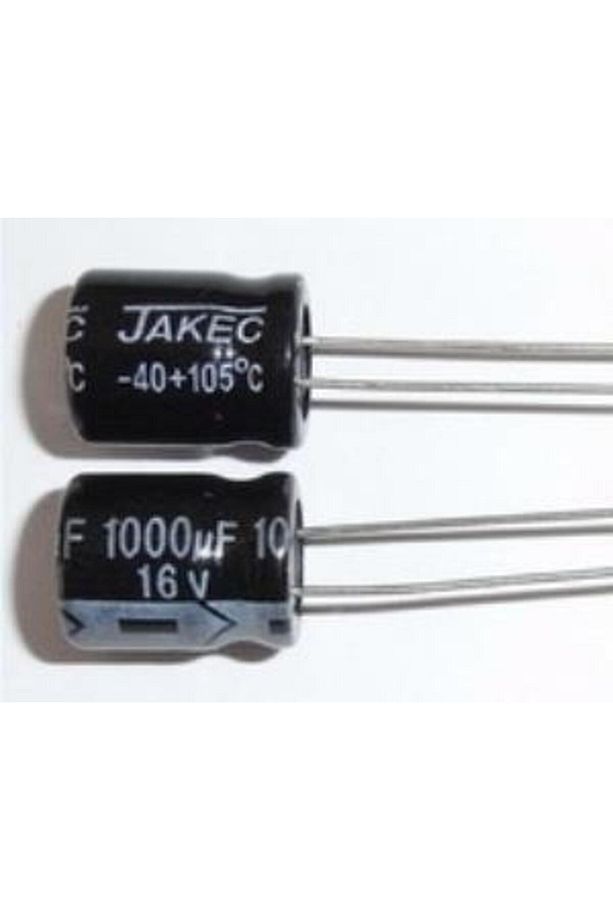 16 Volt 1000uF Kondansatör - 10 Adet - 1