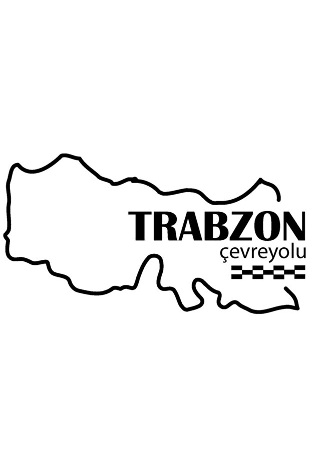 Trabzon Environmental Custom New Sticker 12*9 Cm