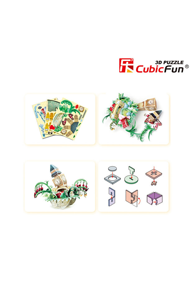 3d 74 Parça Puzzle Londra Şehir Kompozisyonu - 2