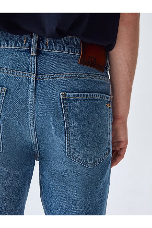 Stephano Klasik Kesim Jean Bermuda - 7