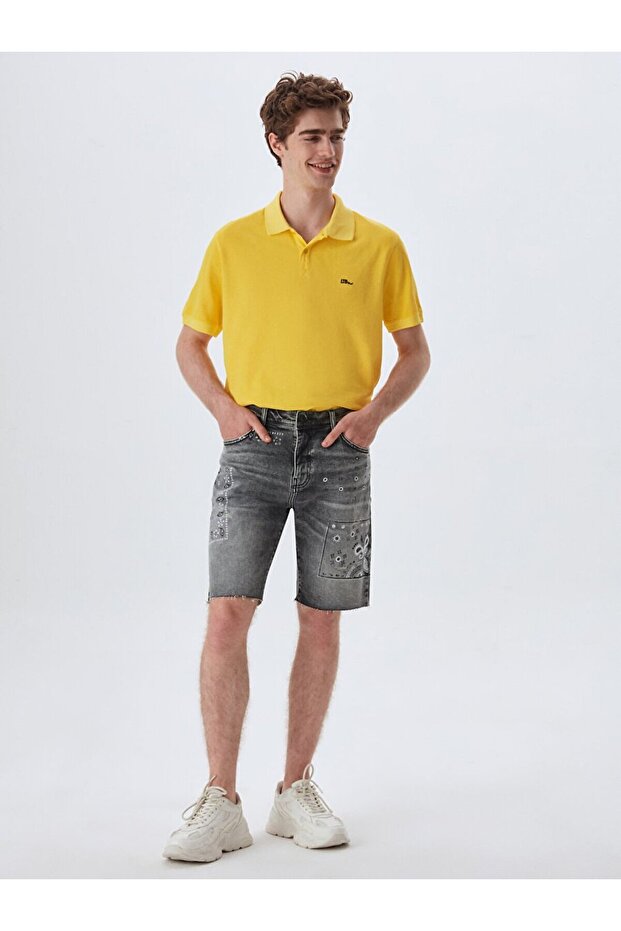 Slim Fit Jean - Thelıo Bermuda