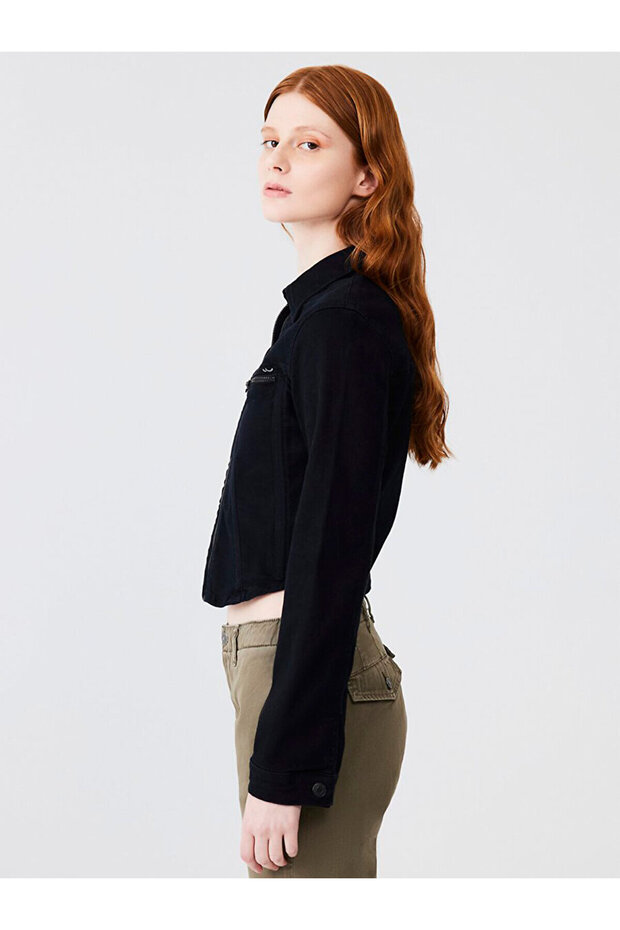 Alında Slım Cropped Jacket Ceket - 4