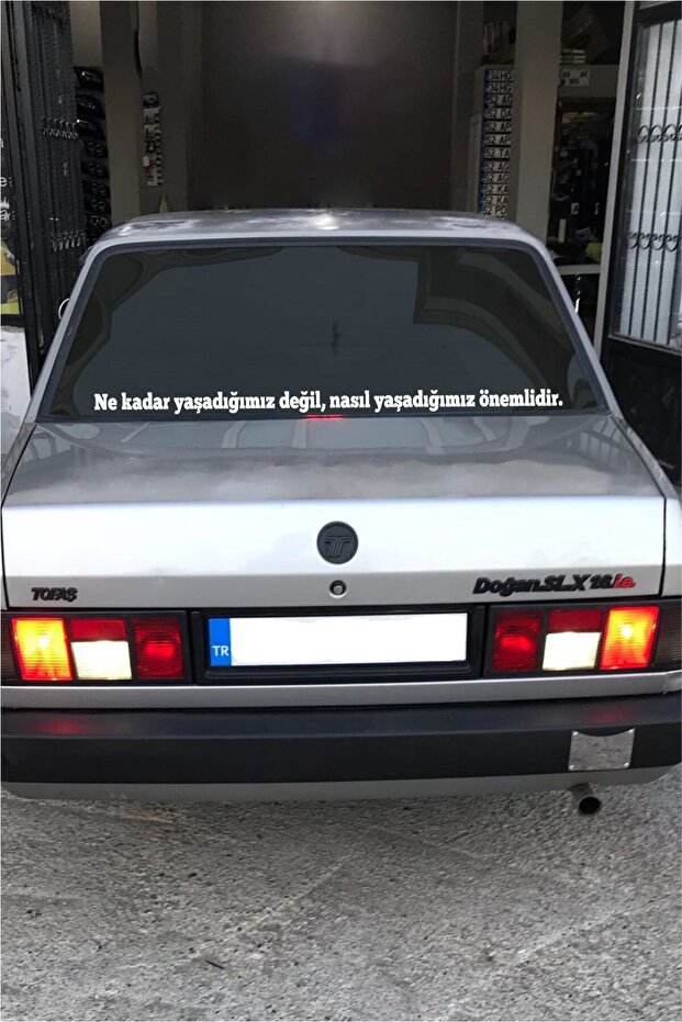 Auto Windshield Lettering Sayings Commercial-Service-Dolmuş-Panelvan Long Custom New Sticker Model 4