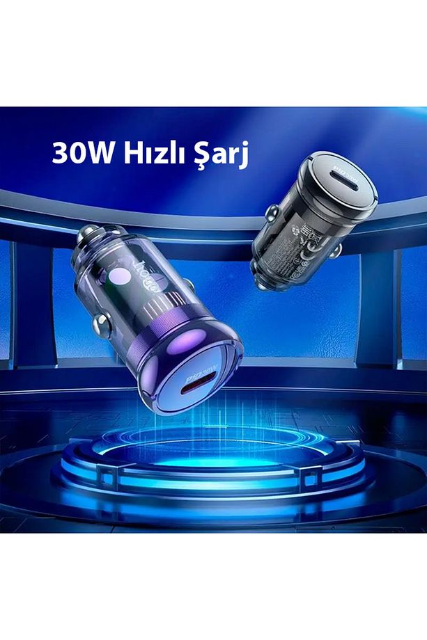 Z53 Sight Single Pd30w Type-c Girişli Araç Çakmaklık Hızlı Şarj Aleti - 2