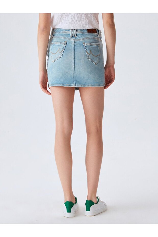 Fustă adrea mini Jean - 4