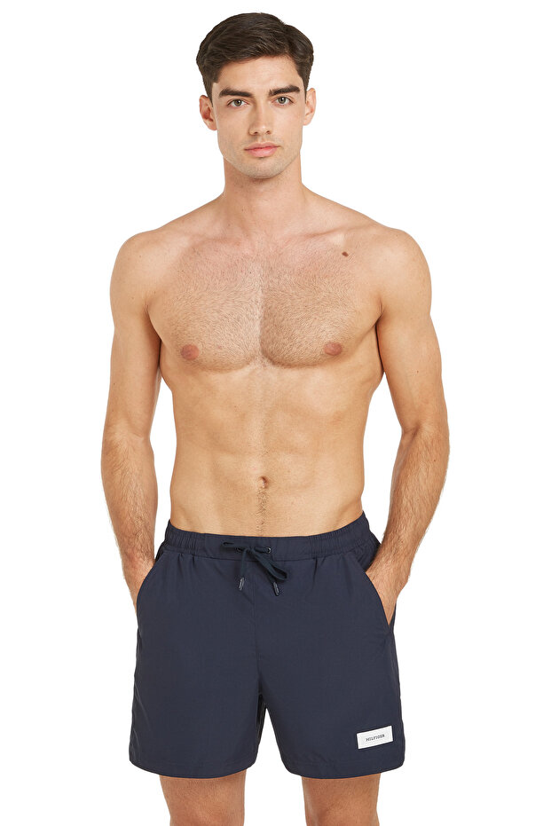 Erkek Medium Drawstring Deniz Şortu - 1