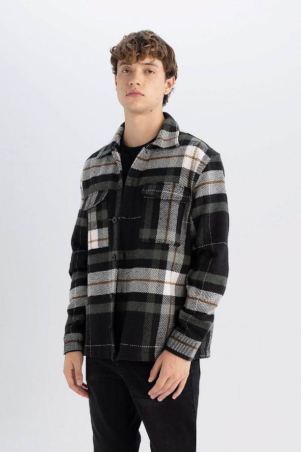 Relax Fit Oduncu Flanel Uzun Kollu Gömlek A7045ax24au - 3