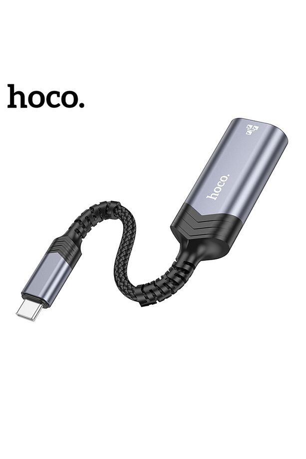 UA26 Type-c OTG RJ45 İnternet Adaptörü Dönüştürücü 100 Mbps (Gri) - 5
