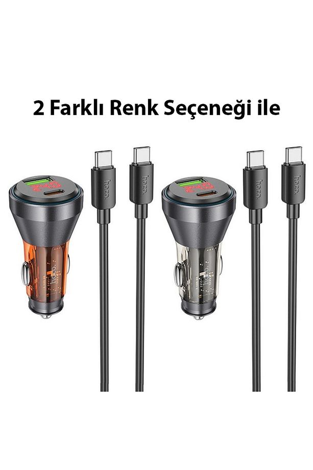 Nz12b Unimpeded Pd48w Usb Type-c Araç Çakmaklı Hızlı Şarj Aleti Type-c To Type-c Kablo - 8