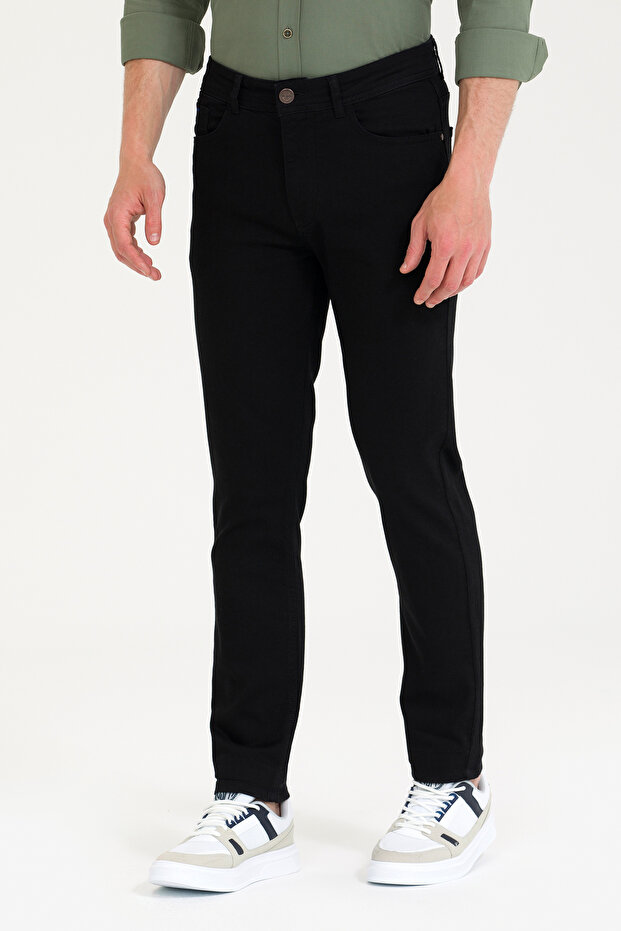 Men's Black Jean Trousers 50265986-Dn0027