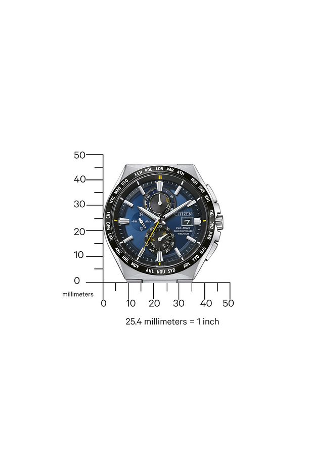 Eco-drive Titanyum Radio Controlled At8234-85l - 5
