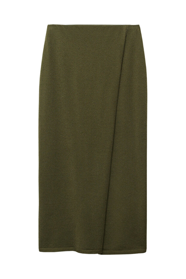 Knit wrap skirt - 4
