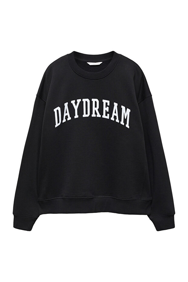 Printed message sweatshirt - 4
