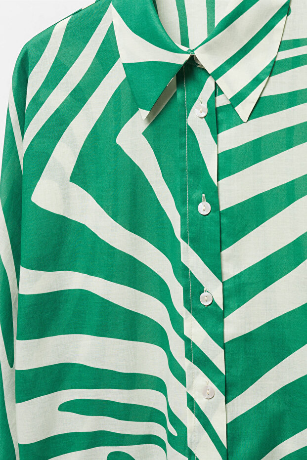 Printed cotton shirt - 6