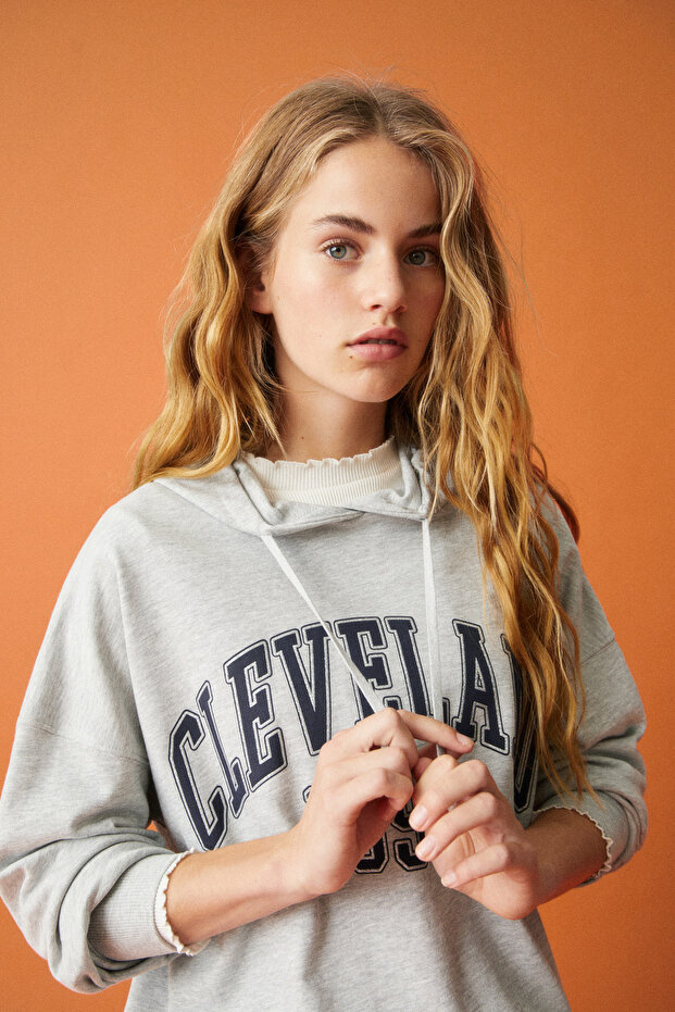 Message zipped hoodie - 7