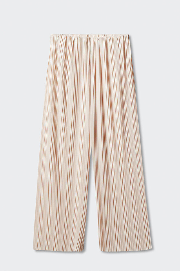 Pleated wideleg trousers - 3