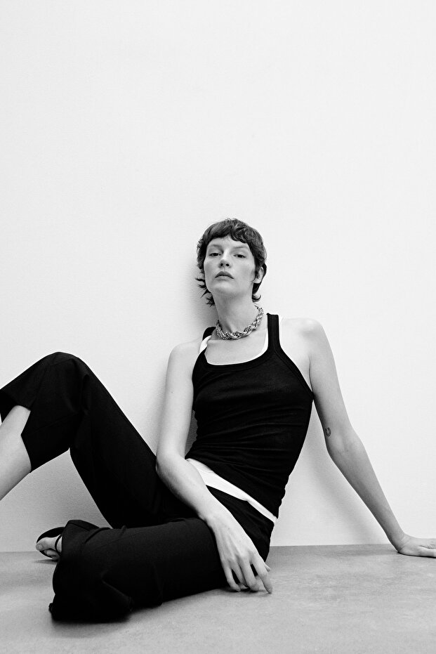 Straight culotte trousers - 6