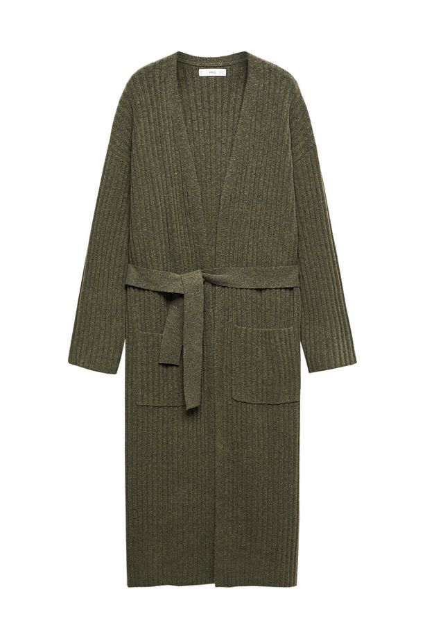 Cardigan with patch pocket - 4