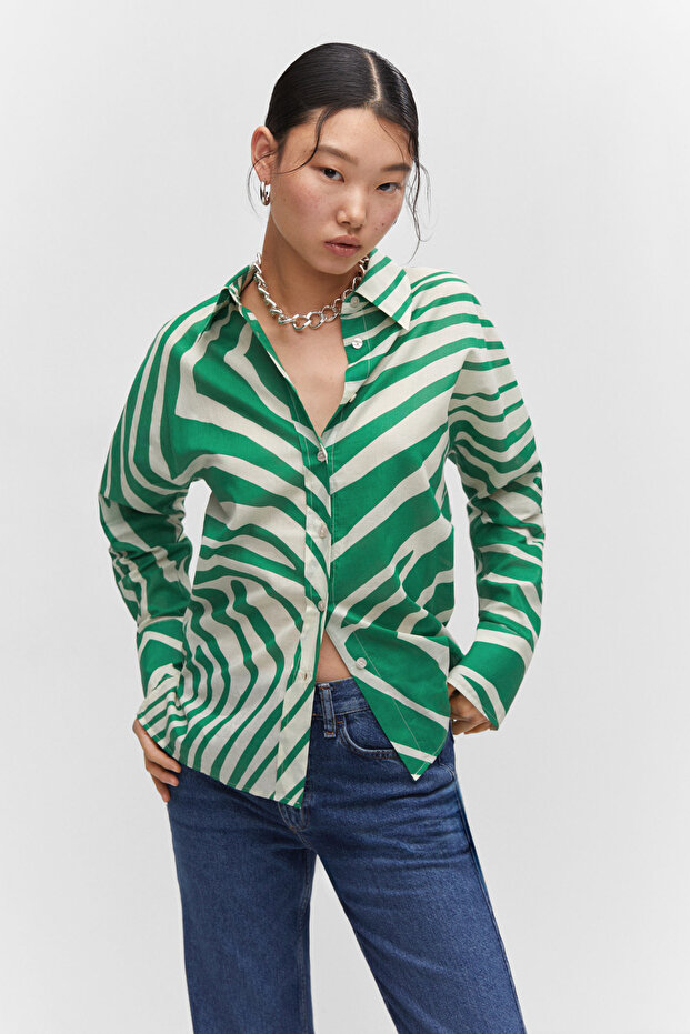 Printed cotton shirt - 2