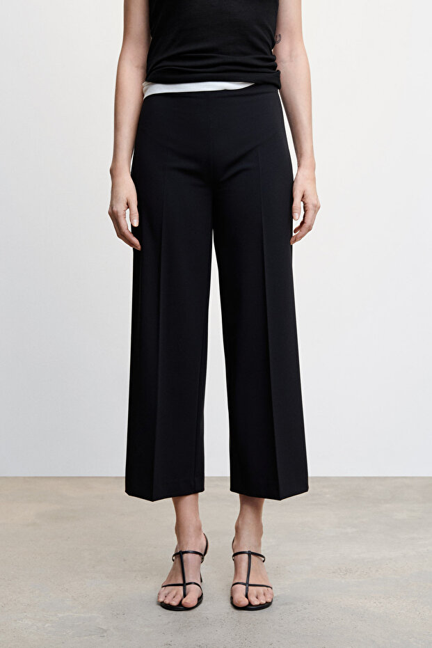 Straight culotte trousers - 2
