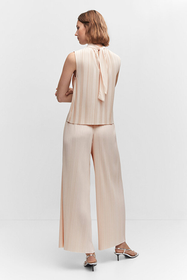 Pleated wideleg trousers - 9