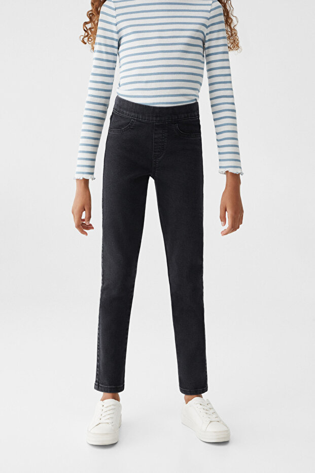 Drawstring waist jeans - 2