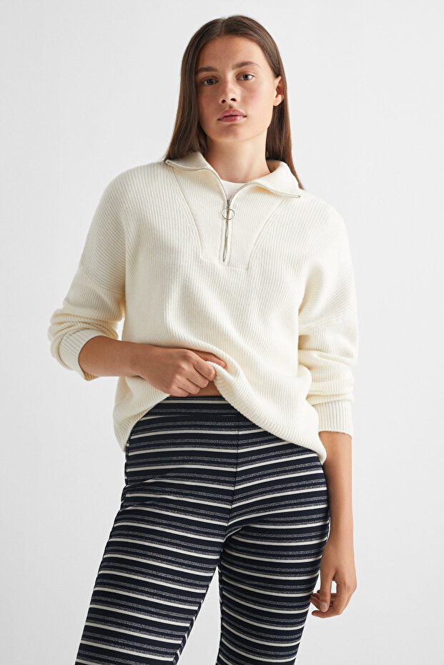 Striped print leggings - 2