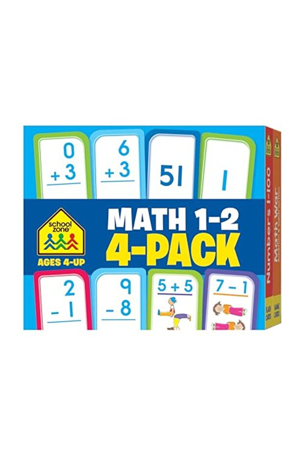 Math 12 Flash Card 4Pack - 1